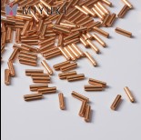 Zdjęcie - Koraliki Miyuki Bugles #2 6 mm Galvanized Yellow Gold