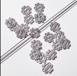 Zdjęcie - Zawieszka łącznik ze stali chirurgicznej serwetka 16mm