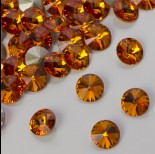 Zdjęcie - Swarovski rivoli stone tangerine 8mm