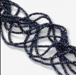Zdjęcie - Kryształki oponki fasetowane blue hematite 1x2mm