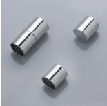 Zdjęcie - Zapięcie magnetyczne rurki srebrny 8mm