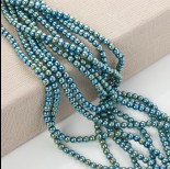 Zdjęcie - Hematyt kulki platerowane emerald 4mm