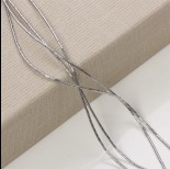 Zdjęcie - Hematyt platerowany słupek srebrny 3x1mm