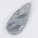 Zdjęcie - Zawieszka kaboszon labradoryt łezka 74x33mm