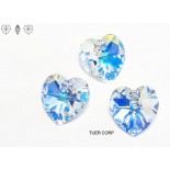 Zdjęcie - Swarovski heart 10mm crystal AB