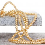 Zdjęcie - Hematyt platerowany kulka gładka satynowa light gold 4mm
