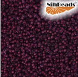 Zdjęcie - Koraliki NihBeads 12/0 Inside-Color Amethyst/Shrimp Line