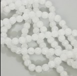 Zdjęcie - Kryształ górski kulka spękana matowa biała 8mm