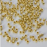 Zdjęcie - Srebrne zaciski do linek pozłacane próba 925 2x1,5mm