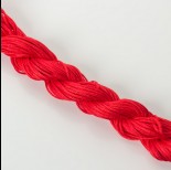 Zdjęcie - Sznurek do makramy czerwony 0,8mm