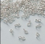 Zdjęcie - Krawatka dwa kółka srebne AG925 1.8 mm
