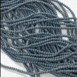 Zdjęcie - Koralik szklany powlekany ciemny metaliczny 3mm