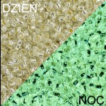 Zdjęcie - Koraliki TOHO Round 8/0 Glow In The Dark SilverLined Crystal/Glow Green