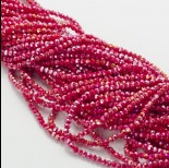 Zdjęcie - Kryształki kulki fasetowane ceramic red ab 3mm