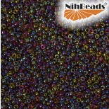 Zdjęcie - Koraliki NihBeads 12/0 Inside-Color Rainbow Hiancynth/ Iris Line
