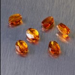 Zdjęcie - 5051 Swarovski mini oval bead 8x6mm Tangerine