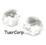Zdjęcie - Swarovski octagon lily 14mm crystal z trzema dziurkami