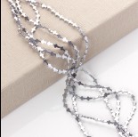Zdjęcie - Hematyt krzyż błyszczący srebrny 6x4mm