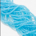 Zdjęcie - Kryształki kulki fasetowane blue ice 3mm