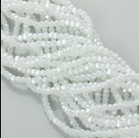Zdjęcie - Kryształki kulki fasetowane white stone AB 3mm