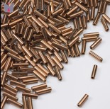 Zdjęcie - Koraliki Miyuki Bugles #2 6 mm Metallic Dk Bronze