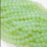 Zdjęcie - Koraliki szklane pistacjowe 10mm