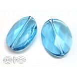 Zdjęcie - Swarovski oval bead 22mm aquamarine