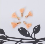 Zdjęcie - Mini chwosty w złotym okuciu brzoskwiniowe 10mm