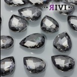 Zdjęcie - Kaboszon kryształowy black diamond 18x25mm