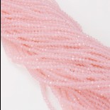 Zdjęcie - Kryształki kulki fasetowane pink opal 4mm