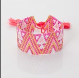 Zdjęcie - Bransoletka boho 13 rzędowa z koralików Matsuno 17-27cm