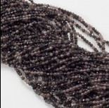 Zdjęcie - Kwarc dymny kulka fasetowana 2.5mm