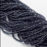Zdjęcie - Kryształki kulki fasetowane black diamond 3mm