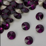 Zdjęcie - Swarovski rivoli stone amethyst 8mm