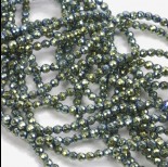 Zdjęcie - Hematyt kulki platerowane fasetowane emerald 3mm