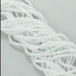 Zdjęcie - Kryształki kulki fasetowane white stone 2mm