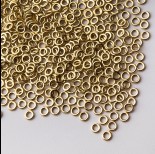 Zdjęcie - Srebrne kółeczka pełne 5mm AG925 pozłacane