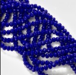 Zdjęcie - Kryształki oponki fasetowane cobalt 3x4mm
