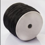 Zdjęcie - Linka kauczukowa pełna 1mm czarna