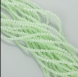 Zdjęcie - Kryształki kulki fasetowane mint 2mm