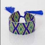 Zdjęcie - Bransoletka boho 13 rzędowa z koralików Matsuno 17-27cm