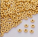 Zdjęcie - Srebrna przekładka donat diamentowany ag925 pozłacany 3.5mm