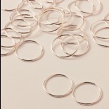 Zdjęcie - Srebrny łącznik koło gładkie 17mm ag925