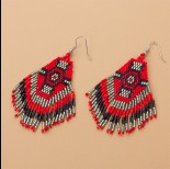 Zdjęcie - Kolczyki boho z koralików Matsuno 80mm