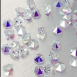 Zdjęcie - 5060 Hexagon Spike bead crystal AB 7.5mm