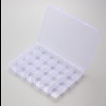 Zdjęcie - Pudełko plastikowe 24 przegródek 19x13cm