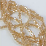 Zdjęcie - Kryształki bicone dark lustered beige 4mm