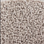 Zdjęcie - Koraliki Matsuno round Opaque Pastel Grey 12/0