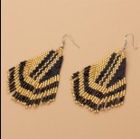 Zdjęcie - Kolczyki boho z koralików Matsuno 80mm