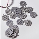 Zdjęcie - Zawieszka ze stali chirurgicznej kwiat życia 18,5mm